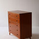Scandinavian chest of drawers with lock