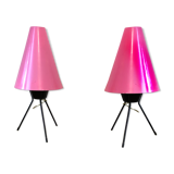 Pair of bedside lamps 1950s