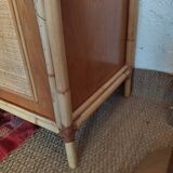 Vintage bamboo cabinet 1960
