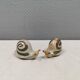 Ceramic snails as salt and pepper shakers, Denmark, 1970s-1980s