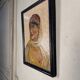 Portrait of a lady in marble mosaic in the antique style, circa 1880.