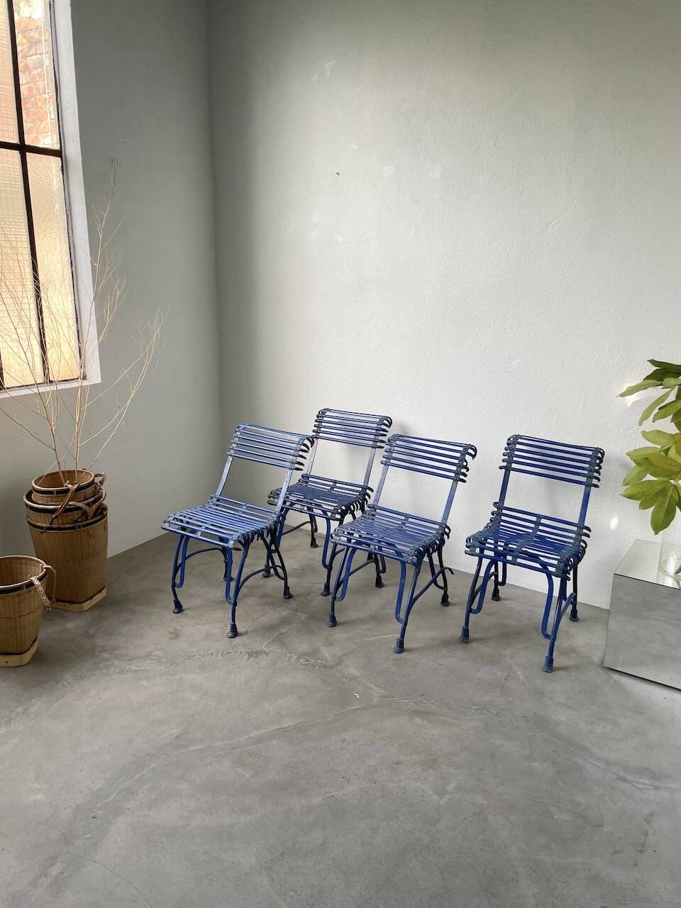 Series of 4 Arras chairs 1900