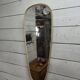 Miroir vintage des années 60  forme organique