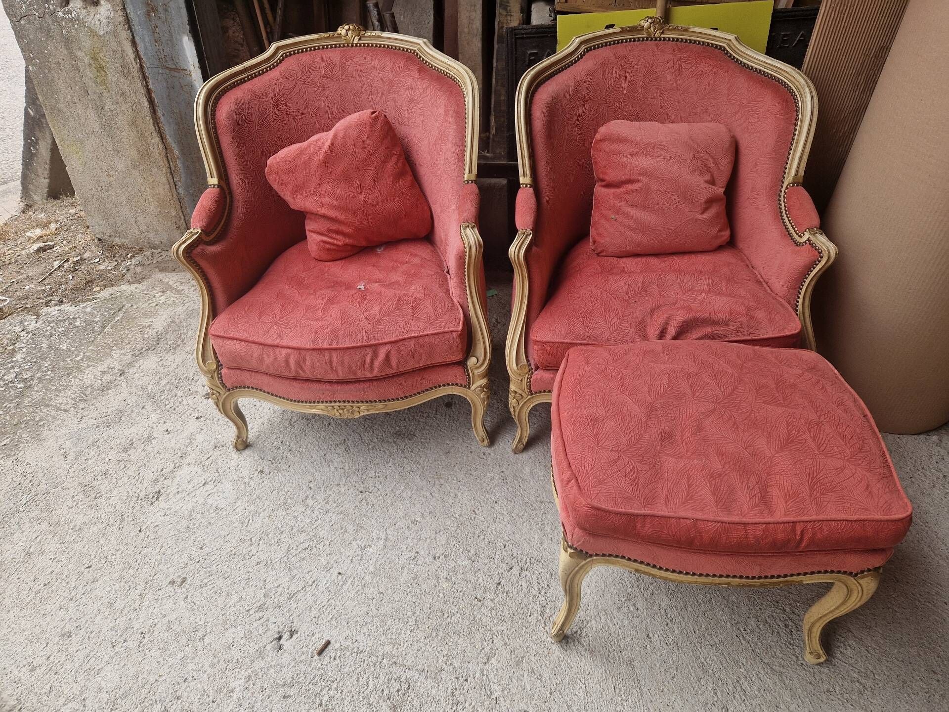 Bergère de style Louis XV