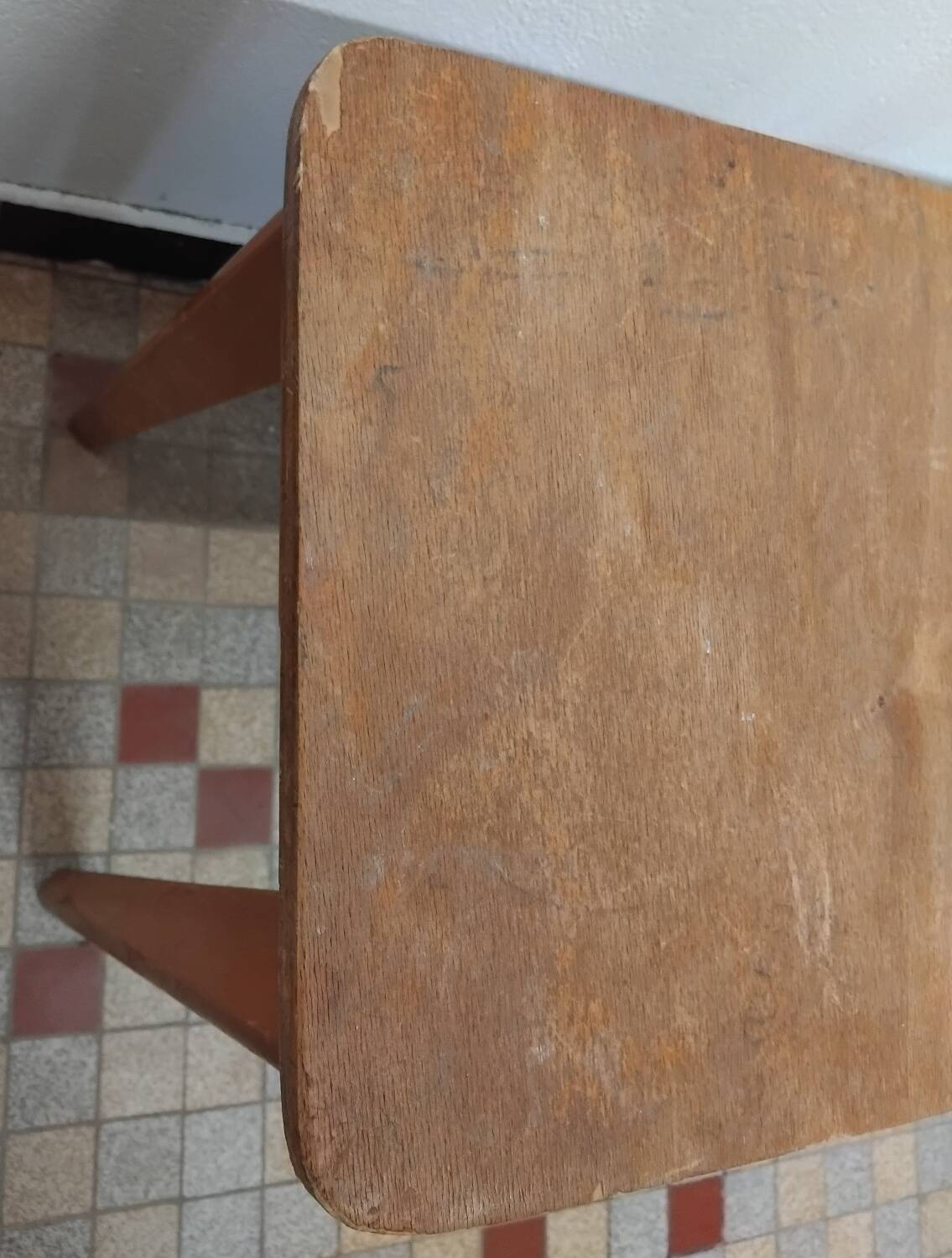 Pair of wooden stools