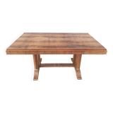 Art Deco table in burr walnut