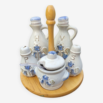 Vintage condiment set