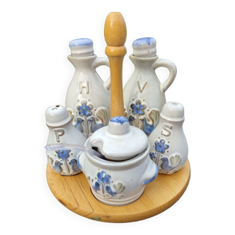 Vintage condiment set