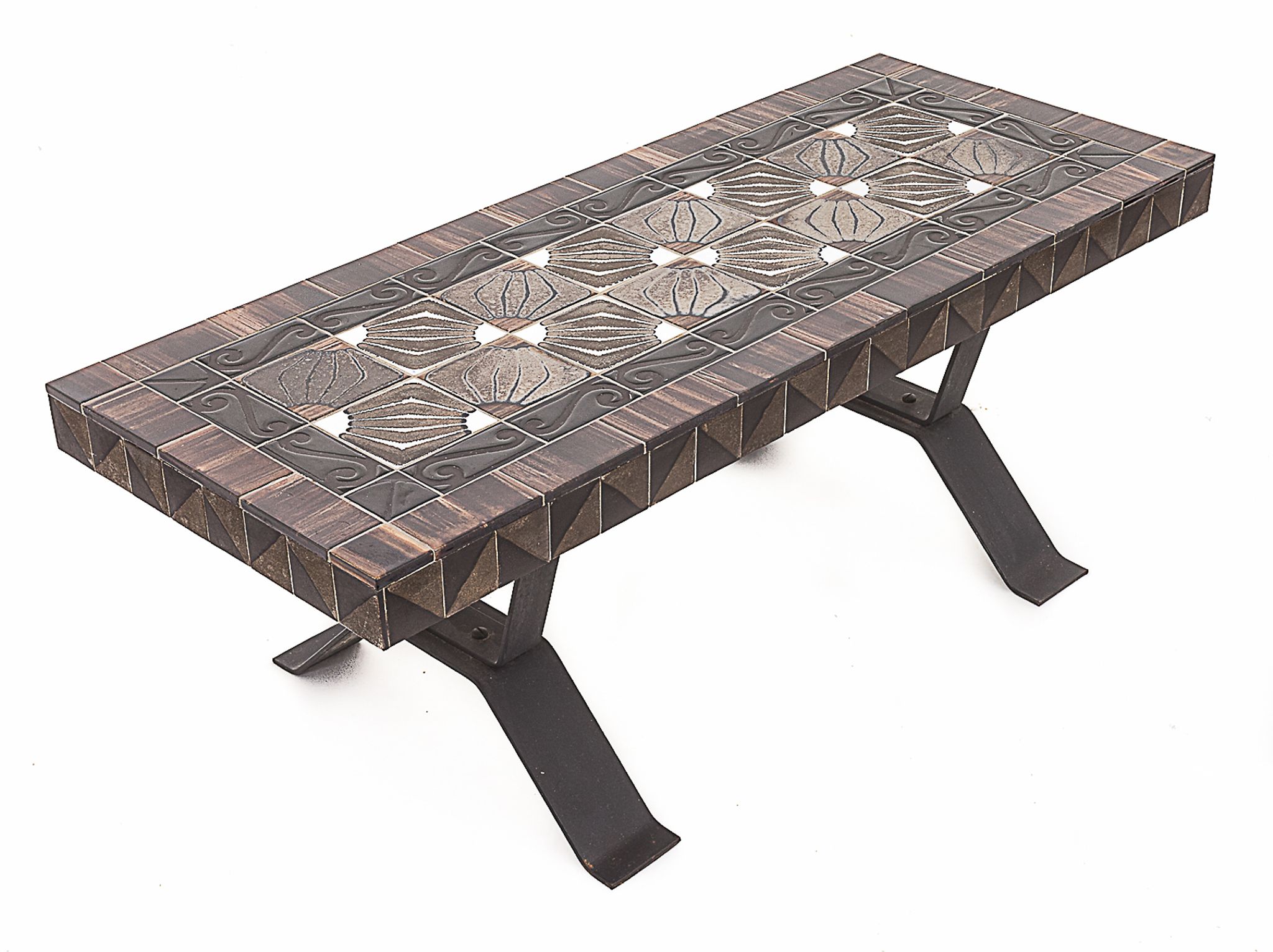 Duo de tables en fer forgé