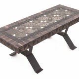 Duo of wrought iron tables