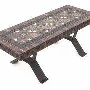 Duo de tables en fer forgé
