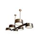 Rectangular Burnished Italian Candlestick