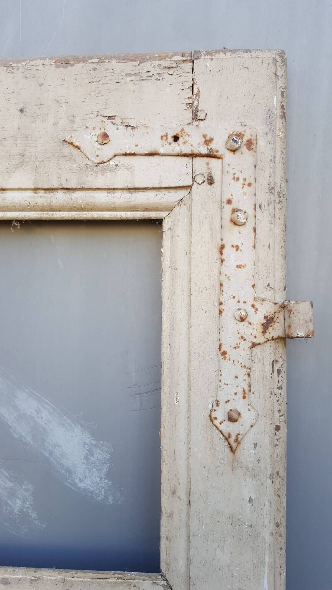 18th century glass door patina and original fittings
