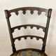 Antique chair napoleon III tapestry and painted wood