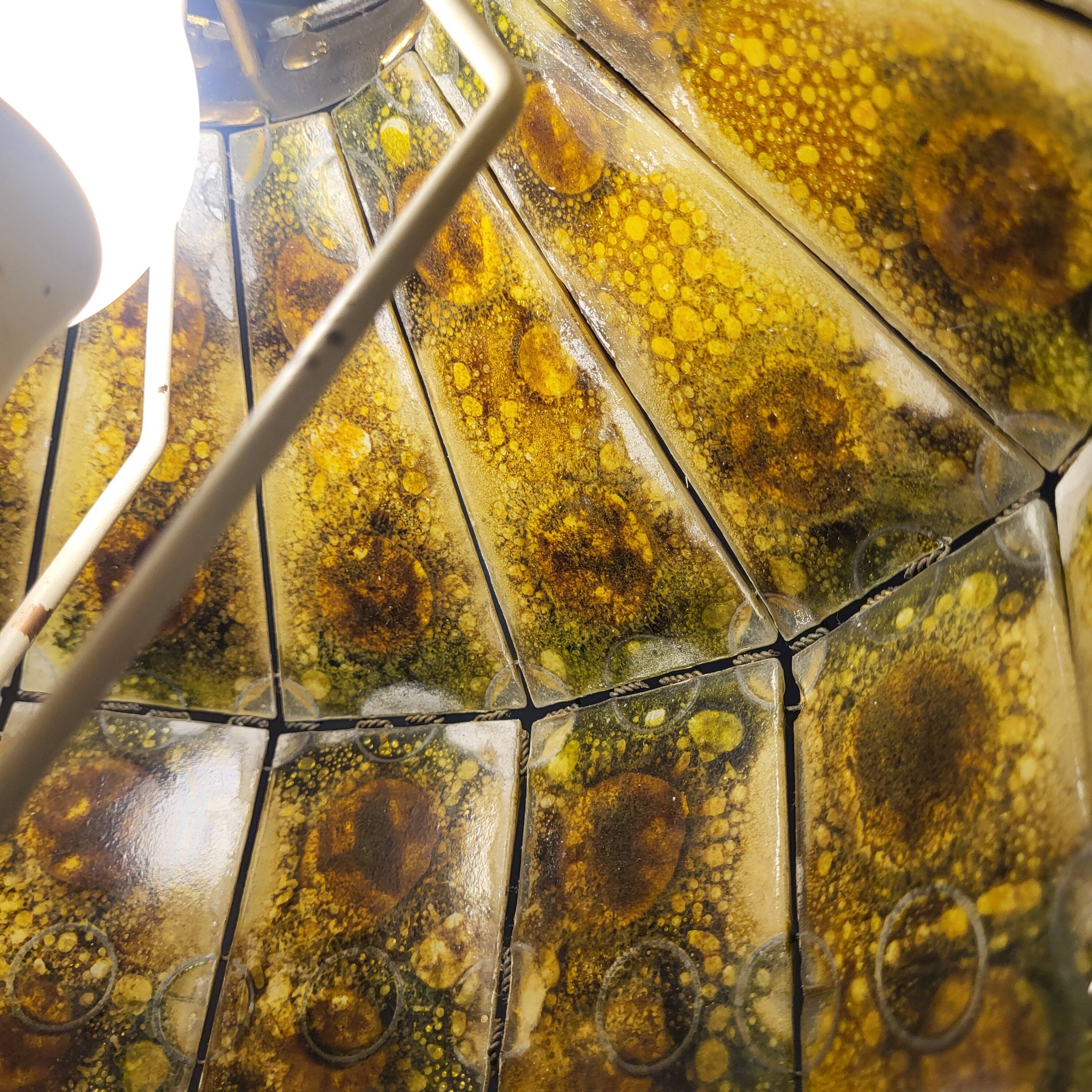 Felipe Derflingher table lamp, amber 1960,70