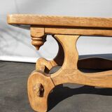Medieval solid oak coffee table