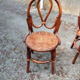 Rattan bistro chairs