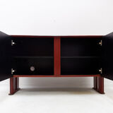 Leather buffet by De Couro from Brazil - 1980s