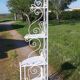 Wrought iron garden corner corner 1900