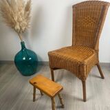 Brutalist rectangular handmade stool