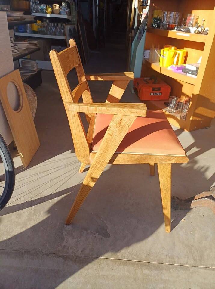 Scandinavian armchair bridges around 1950