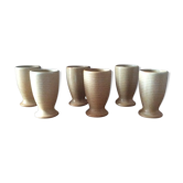 Set of cups, mazagrans sandstone