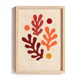 Collection de 4 collages d'inspiration Matisse signée Eawy