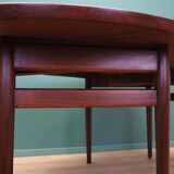 Table ovale en palissandre d'Arne Vodder, Sibast 1950
