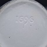 Black ceramic vase 1696