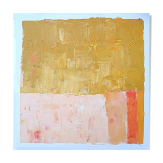 Modern abstract landscape painting