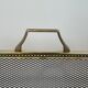 Brass fire screen and grille in the Louis XVI style in the taste of Maison Jansen.