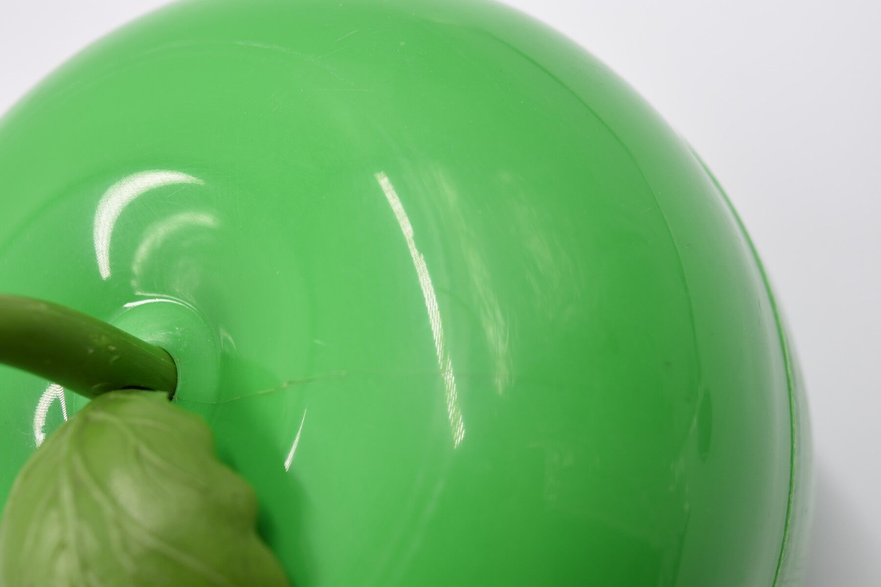 Vintage ice bucket in the shape of a green apple