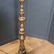 French Baroque standing bronze floor lamp