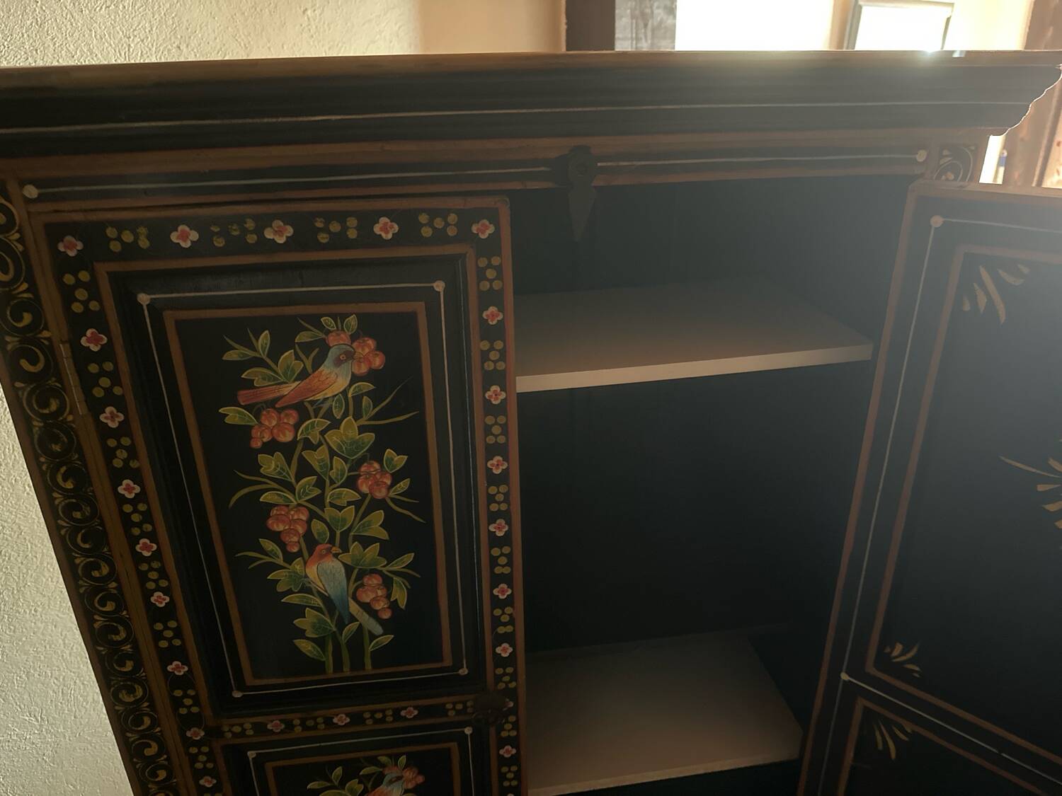 Hand painted cabinet