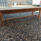 Solid oak farmhouse table
