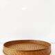 Antique tray made of woven bamboo