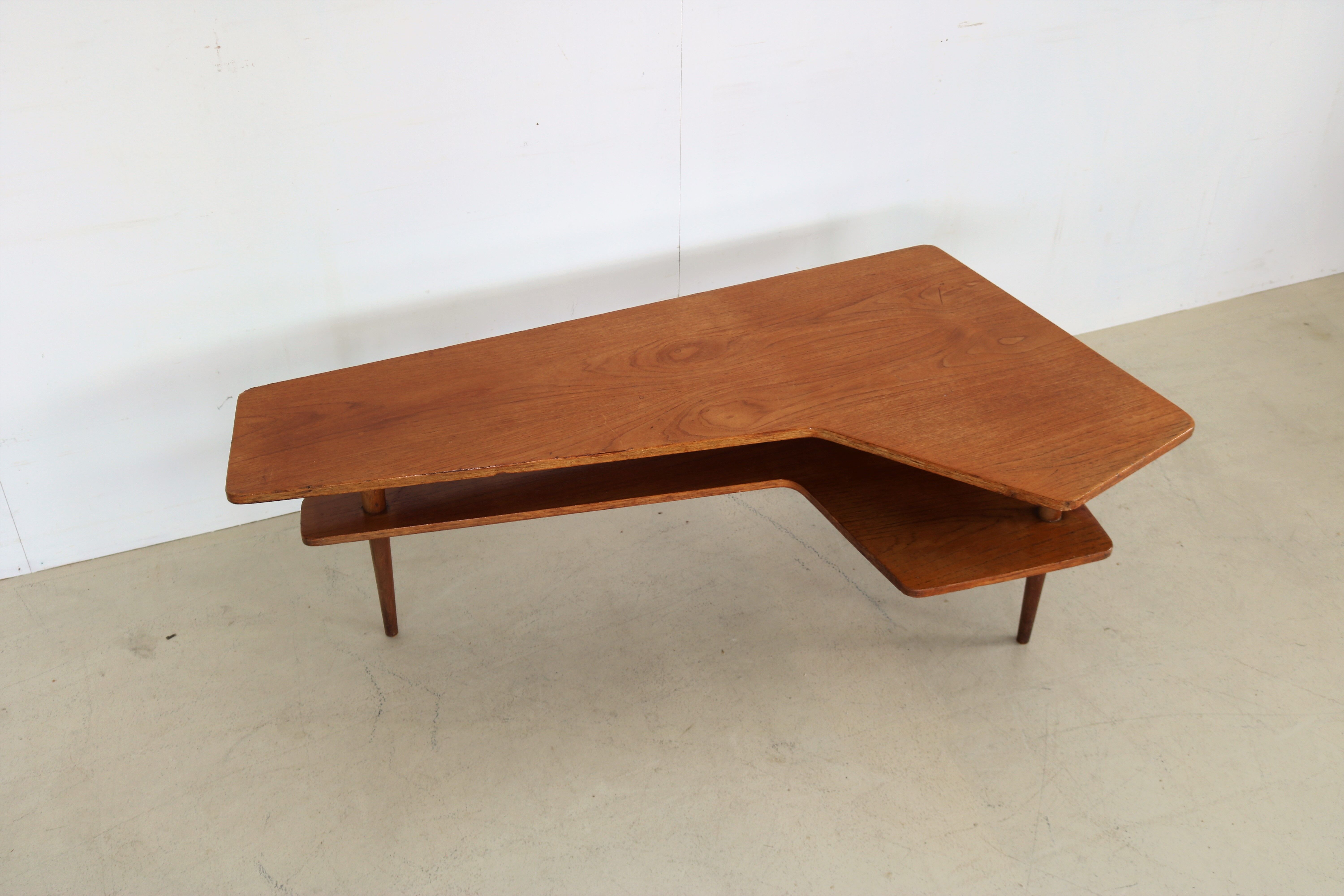 Vintage coffee table "boomerang"