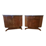 Pair of bedside tables 30s