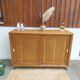 Sideboard, sliding doors, 1970s vintage