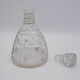 Carafe in glass faceted with Cap