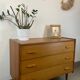 Commode en teck, années 60