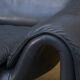 High-end black leather sofa, luxury De Sede sofa