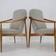 Paire de fauteuils en hêtre, Tchécoslovaquie, 1970