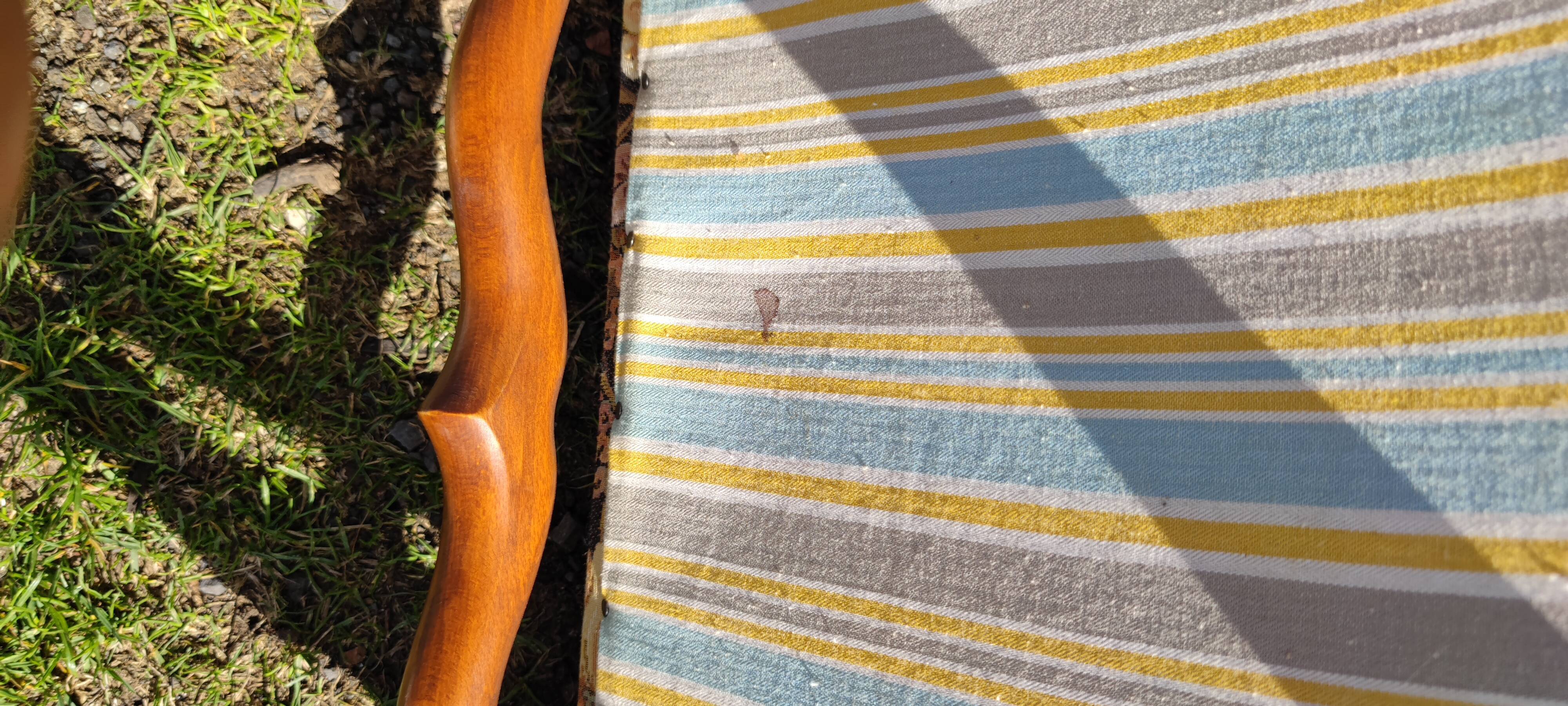 6 Louis XIV chairs in beech