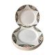 Lot de 5 assiettes art déco Labrut Frères Tours années 1930