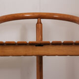 Set of 3 solid barstools in oak by Allmilmö