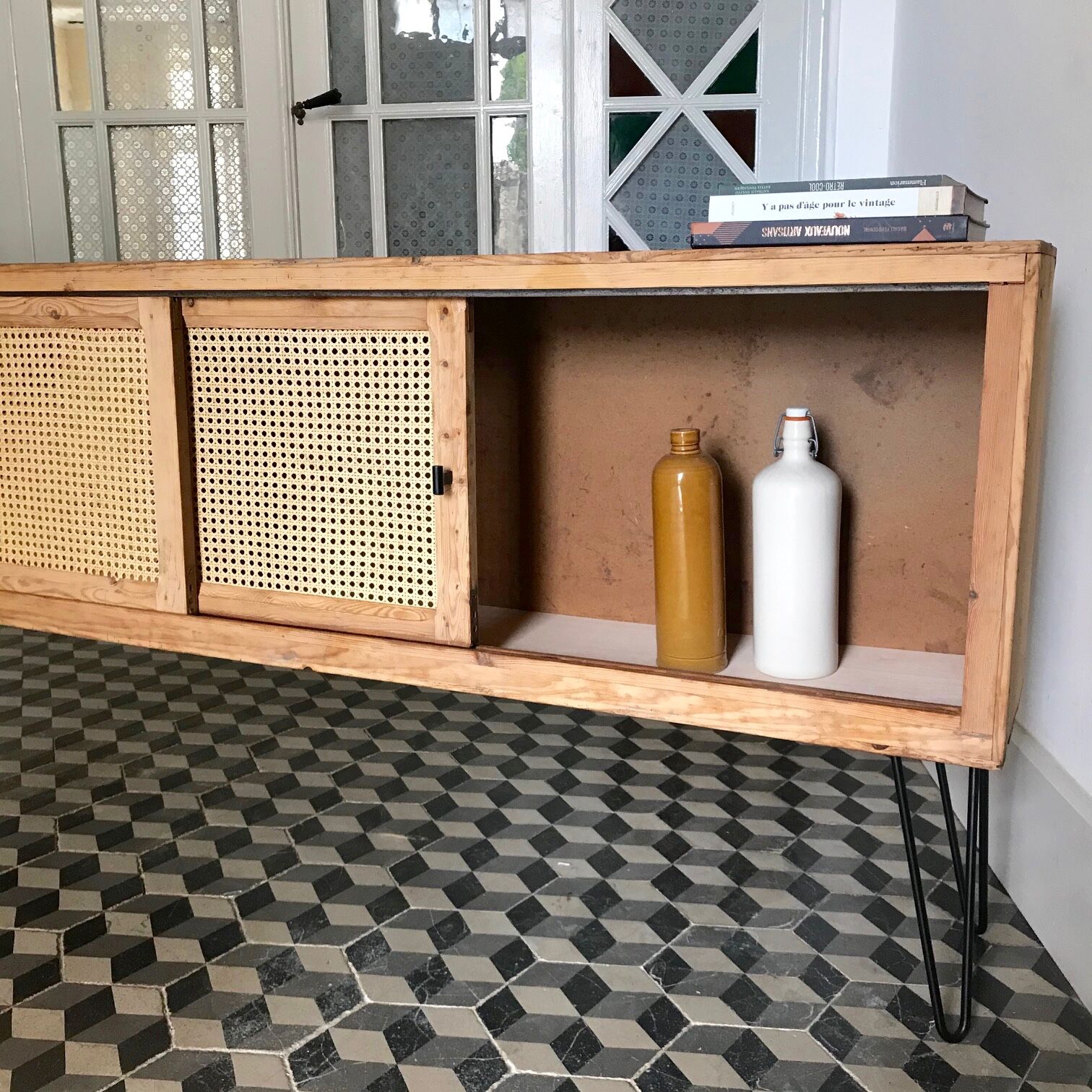 Wooden stockings and canning furniture
