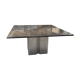 Table en marbre et métal