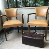 Pair of bridge chairs