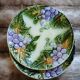 2 antique slipware plates